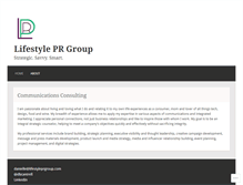 Tablet Screenshot of lifestyleprgroup.com